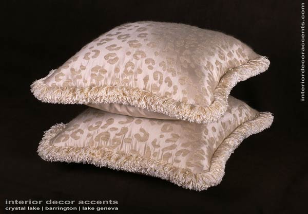 kravet couture silk mohair leopard in decorative accent pillows for traditional transitional contemporary and luxurious interior design and home decor accents