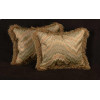 Belgian Velvet Flame Stitch - Lee Jofa Velvet Designer Pillows