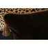 Clarence House Leopard with Lee Jofa Velvet - Single Designer Pillow