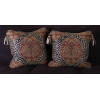 Custom Design Decorative Pillows  - Large Leopardo Damask with Velvet