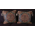 Custom Design Decorative Pillows - Leopardo Damask with Luxury Velvets