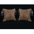 Leopardo Damask Brocade - Italian Velvet Designer Pillows