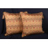 Modern Woven Circles Brunschwig and Fils Velvet Designer Pillows