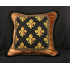 Scalamandre Epingle with Silk and Velvet - Luxury Decorative Pillow