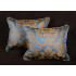 Scalamandre Fortuny Style Silk Damask - Lee Jofa Velvet Accent Pillows