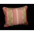 Pure Silk Lisere with Lee Jofa Velvet Two Elegant Pillows in Rose