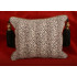 Leopard Chenille with Lee Jofa Velvet Designer Decorative Pillows