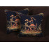 Asian Schumacher Brocade - Kravet Velvet Decorative Pillows