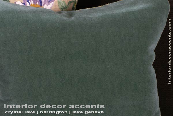 Pollack sedan plush velvet for backing decorative pillows for modern, transitional, traditional and contemporary interior design and timeless home decor accents